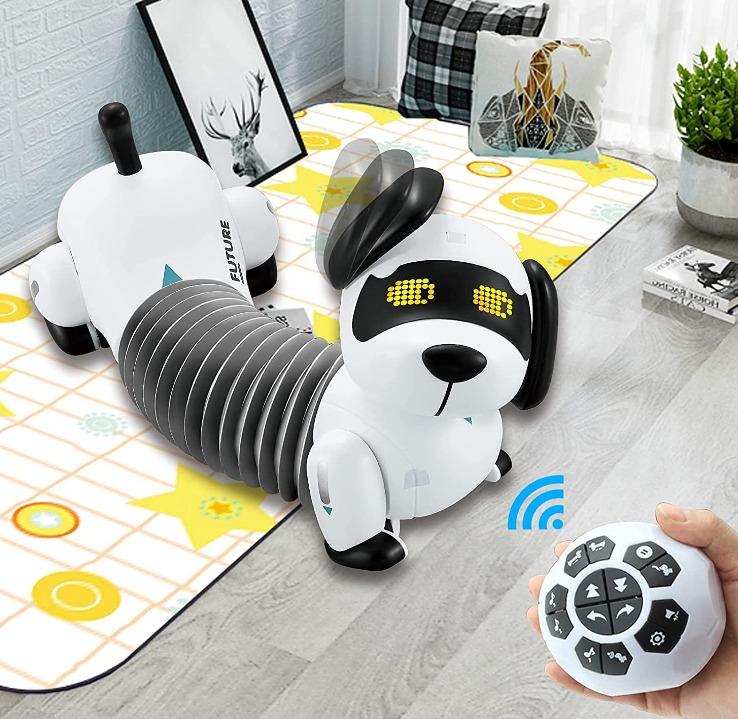 GN Universe Smart Dachshund Dog Robot Toy for Boys and Girls Toddlers and Kids Gesture Sensing and Body Twisting