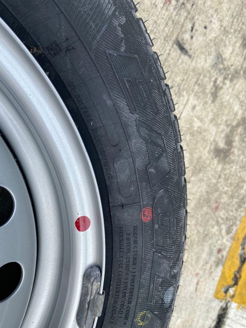 Toyota Spare Tyre Rim and Tyres (GoodYear 175/65R14), Car Accessories ...