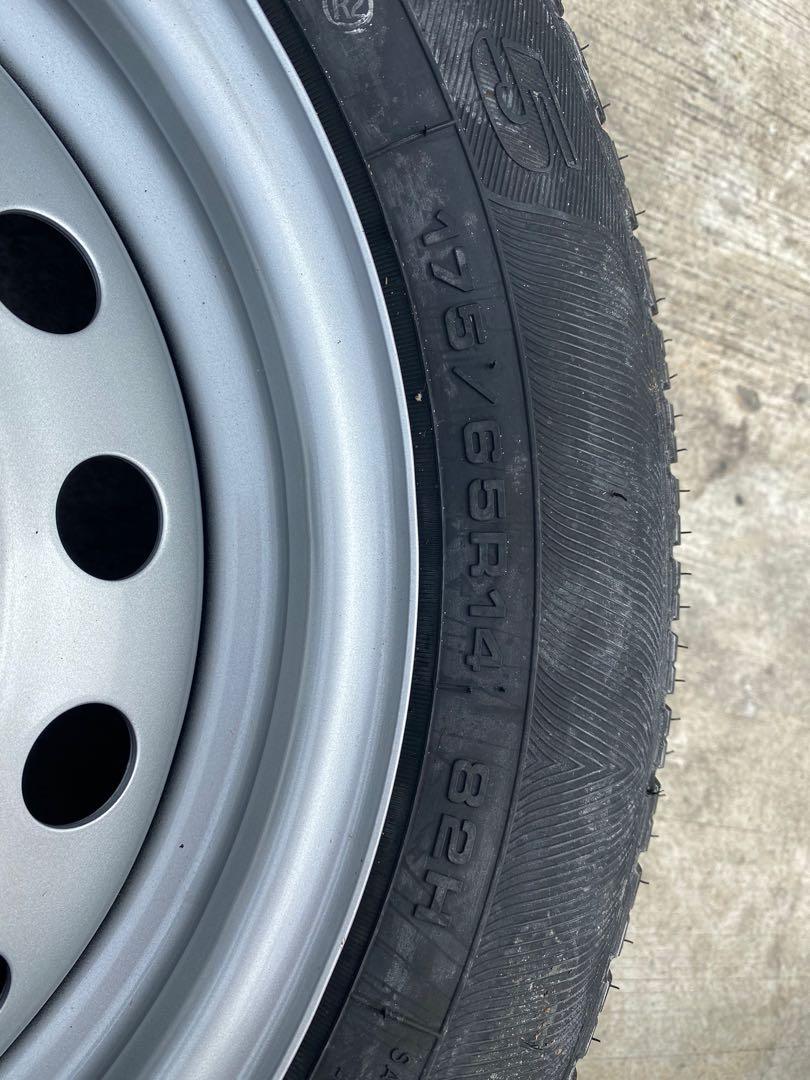 Toyota Spare Tyre Rim and Tyres (GoodYear 175/65R14), Car Accessories ...