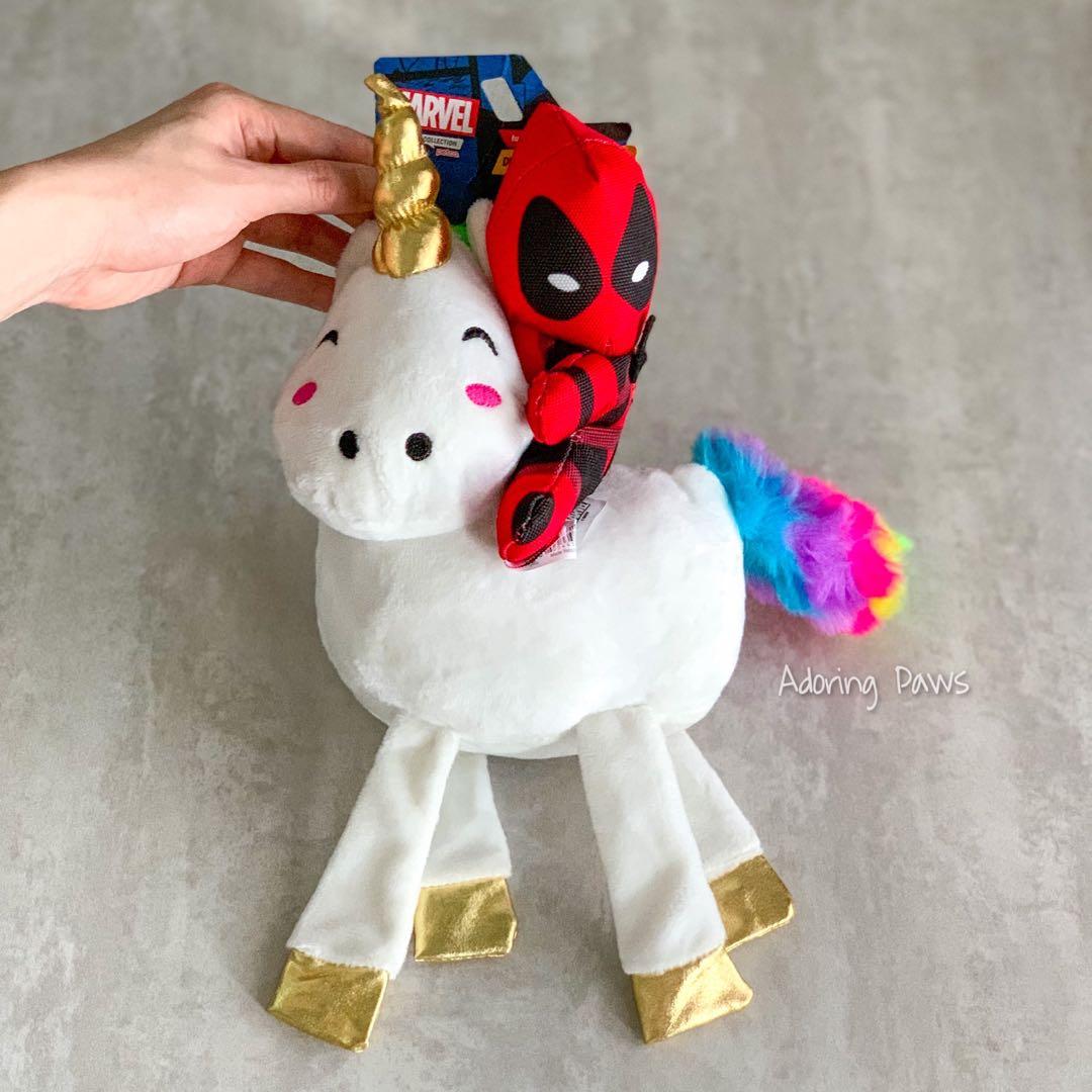 Squeaky unicorn deals dog toy