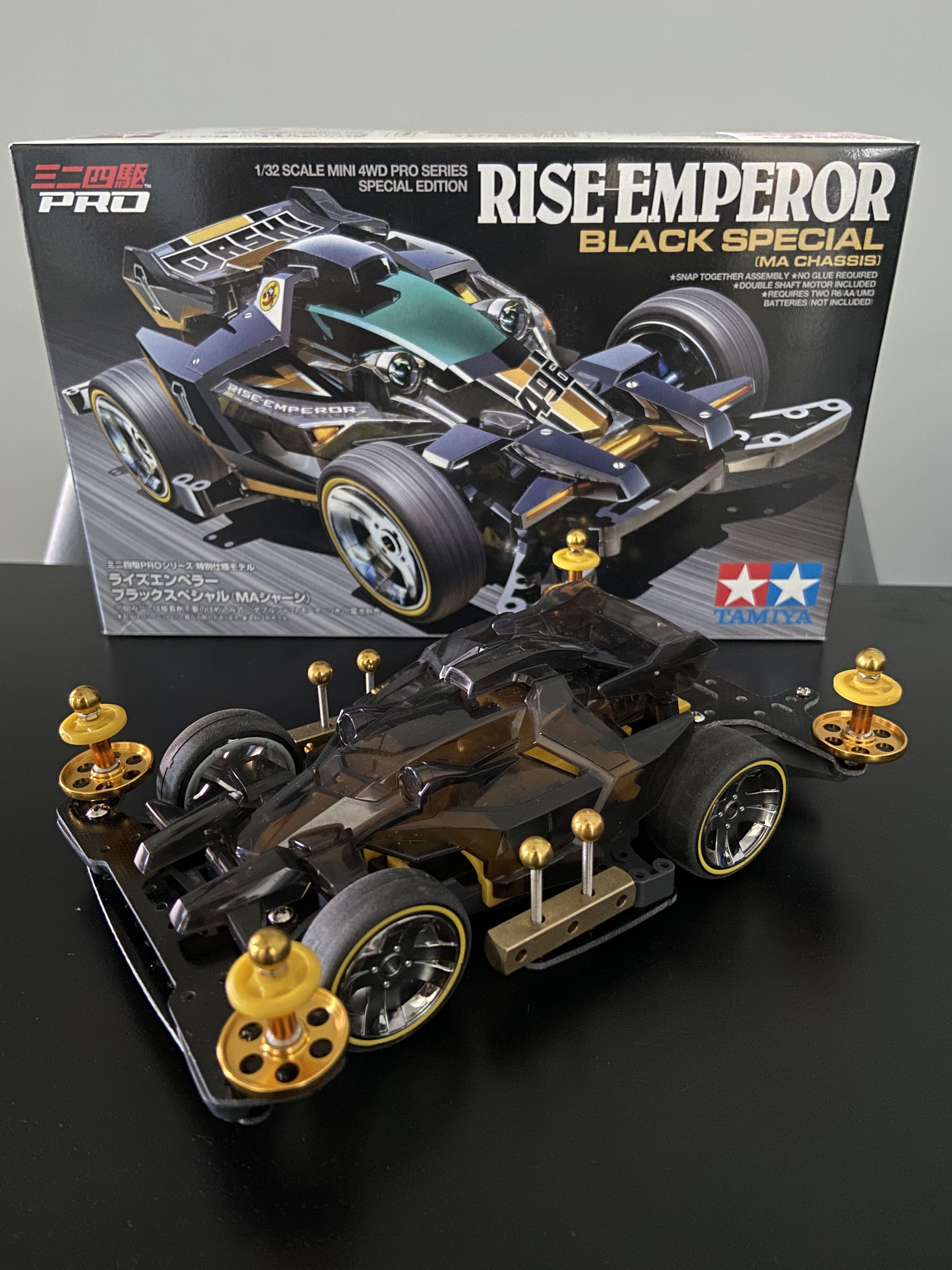 Tamiya Mini 4WD Rise Emperor Black Special, Hobbies & Toys, Toys