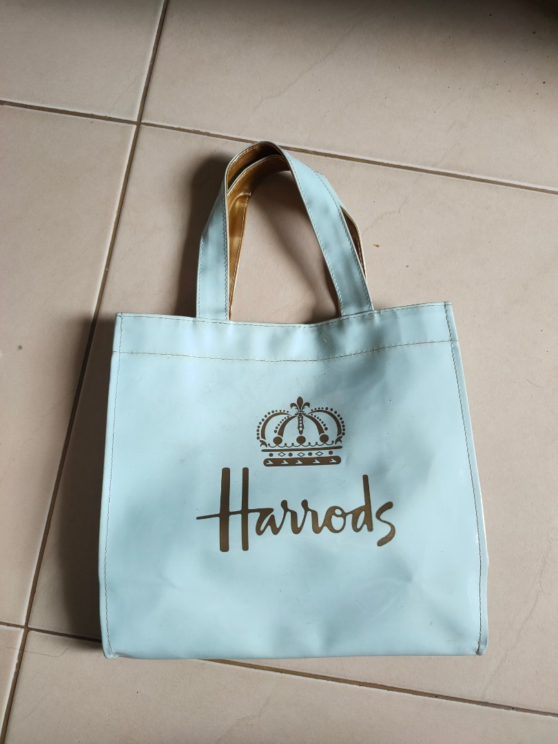 tas totebag HARRODS original London Limited edition size 26x25cm, Fesyen  Wanita, Tas u0026 Dompet di Carousell