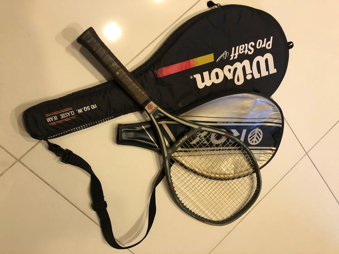 Tennis racket with carrier bag, Sports Equipment, Other Sports