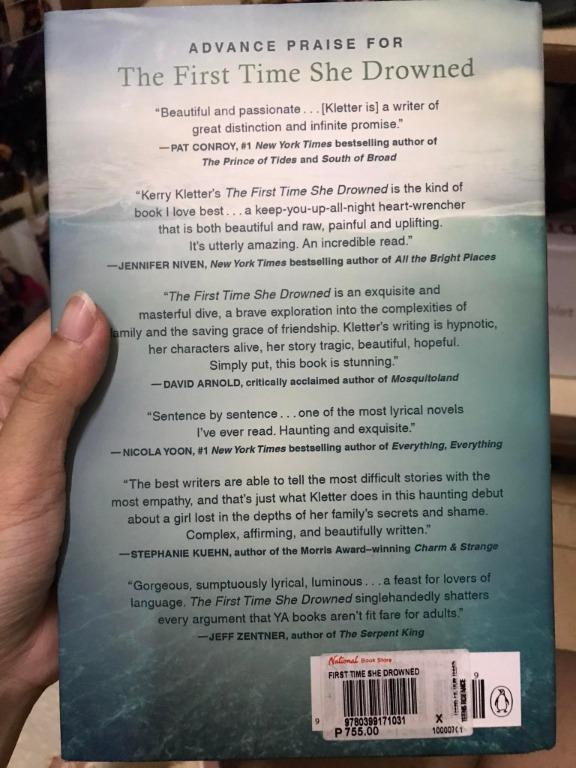 The First Time She Drowned by Kerry Kletter, Hobbies & Toys, Books