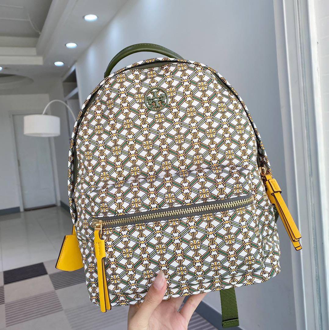 Tory Burch Piper Printed Small Zip Backpack Women s Fashion Bags Wallets Purses Pouches on Carousell