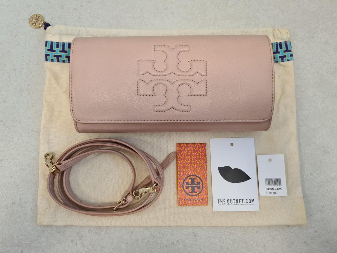 Tory Burch Thea EW Crossbody Bag in Light Pink with Gold Hardware, Luxury,  Bags & Wallets on Carousell