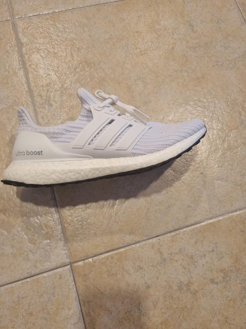 Adidas Ultraboost white UK size 8 brand new unused and no stains