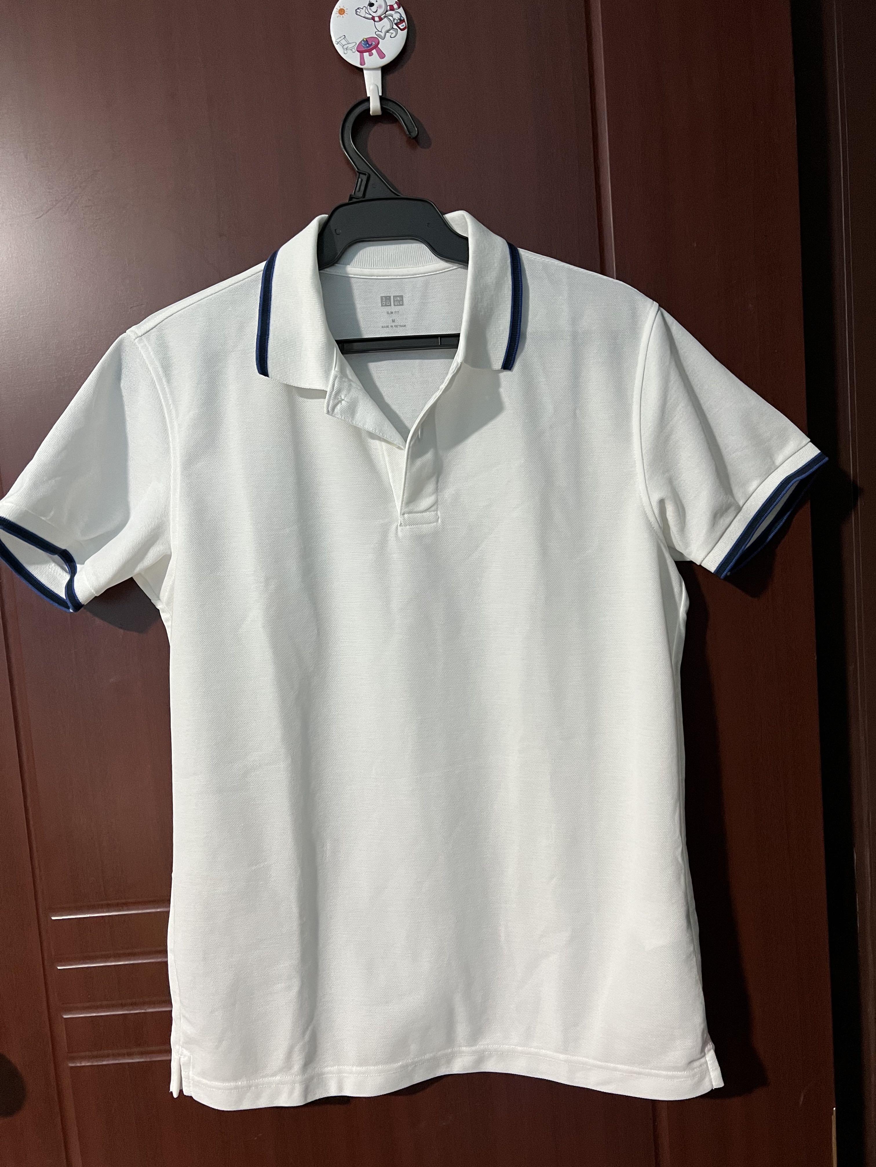Uniqlo polo shirt on sale white