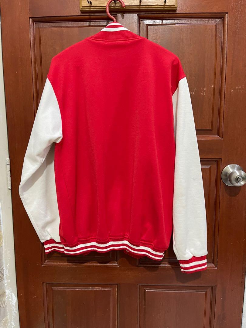 Varsity Jacket Mascot ( Red ) #HuatNotBin, Men's Fashion, Coats ...