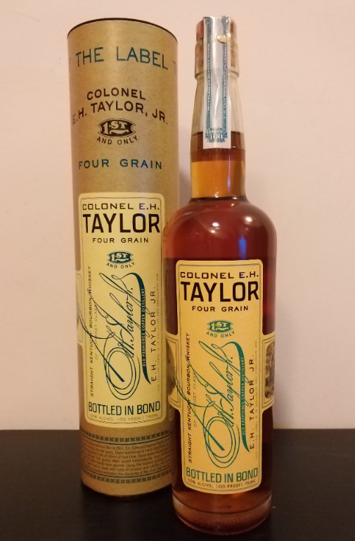 Very Rare Colonel EH Taylor Four Grain Bourbon Whisky, Food & Drinks ...