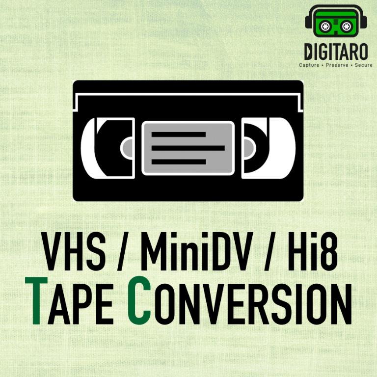 Video Tapes Conversion Services ( VHS / MiniDV / Hi8 ), Hobbies & Toys