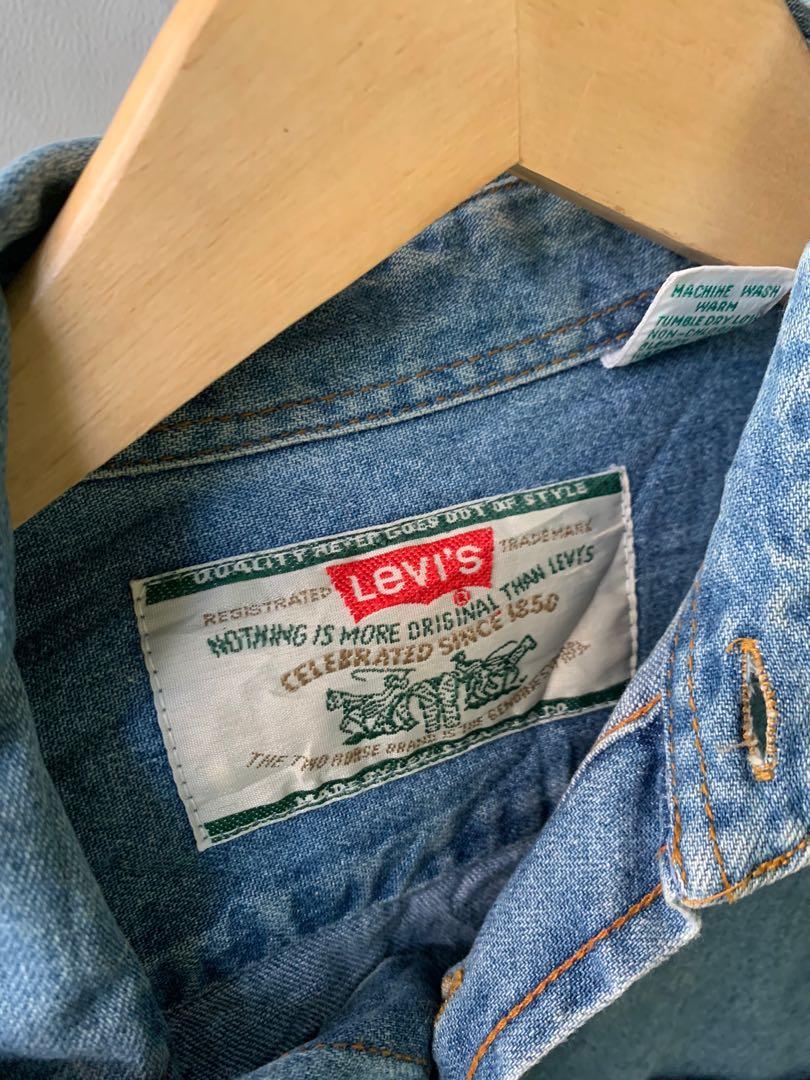 vintage Levis denim shirt kemeja 