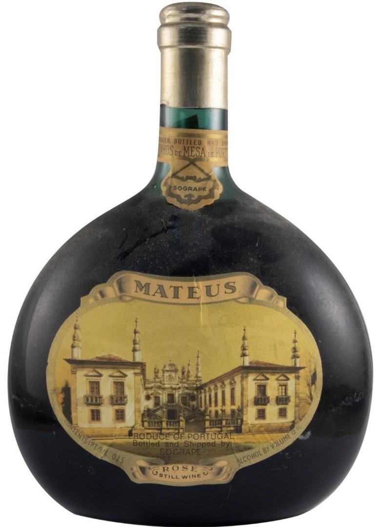 Vintage Mateus Rose Wine, Food & Drinks, Alcoholic Beverages on Carousell