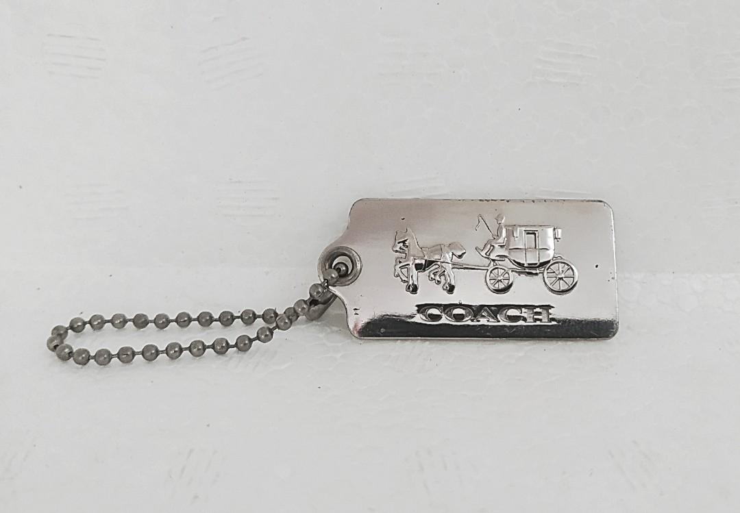 Vintage Metal Hang Tag Coach Women s Fashion Footwear Sneakers