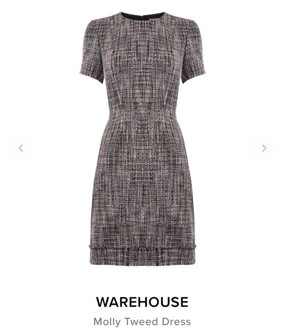 Warehouse hotsell tweed dress