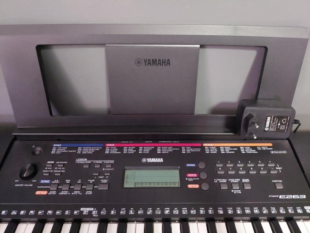 YAMAHA PSR-E263 Portable Piano Keyboard, Audio, Portable Music Players ...
