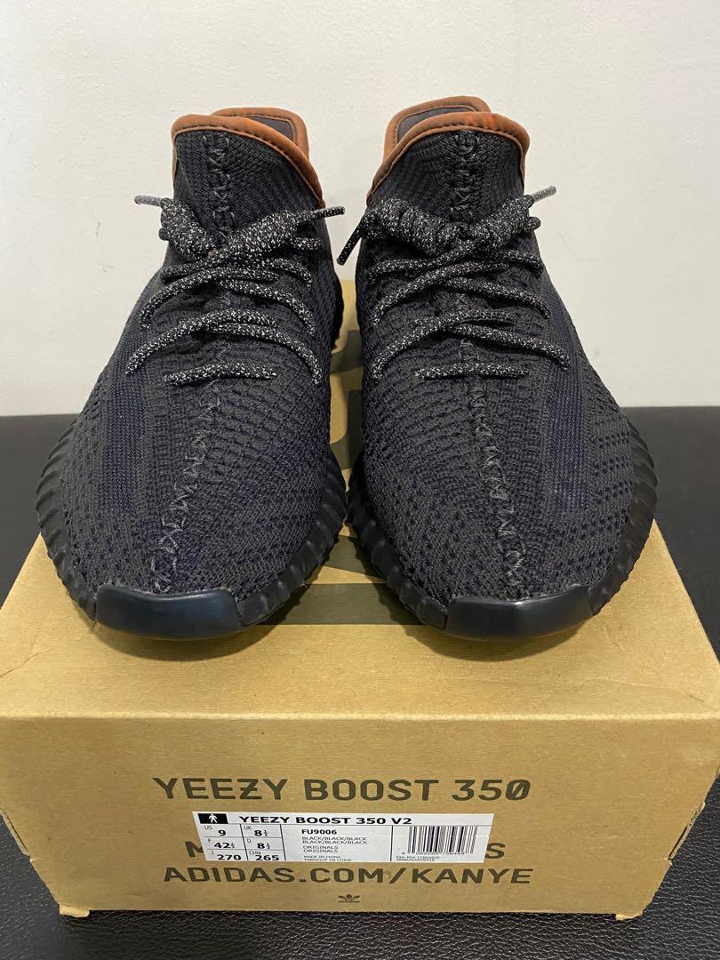 Yeezy Boost 350 V2 Black Non Reflective Men s Fashion Footwear Sneakers on Carousell