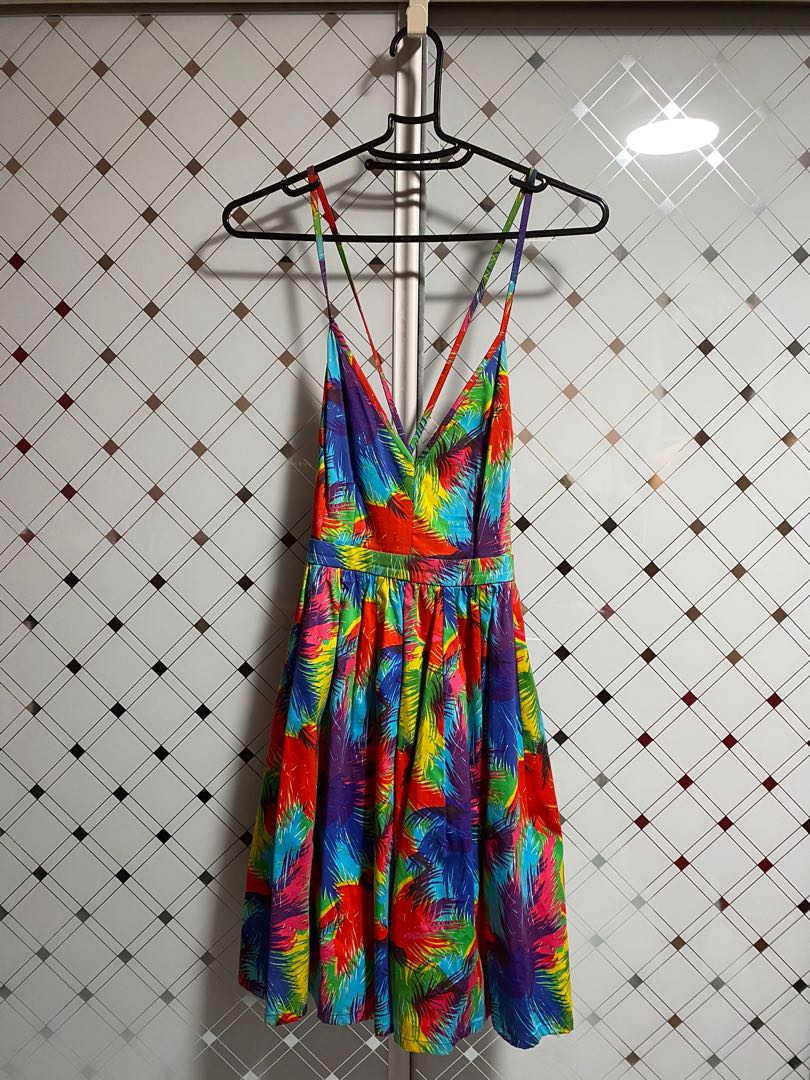 Rainbow online dress zara