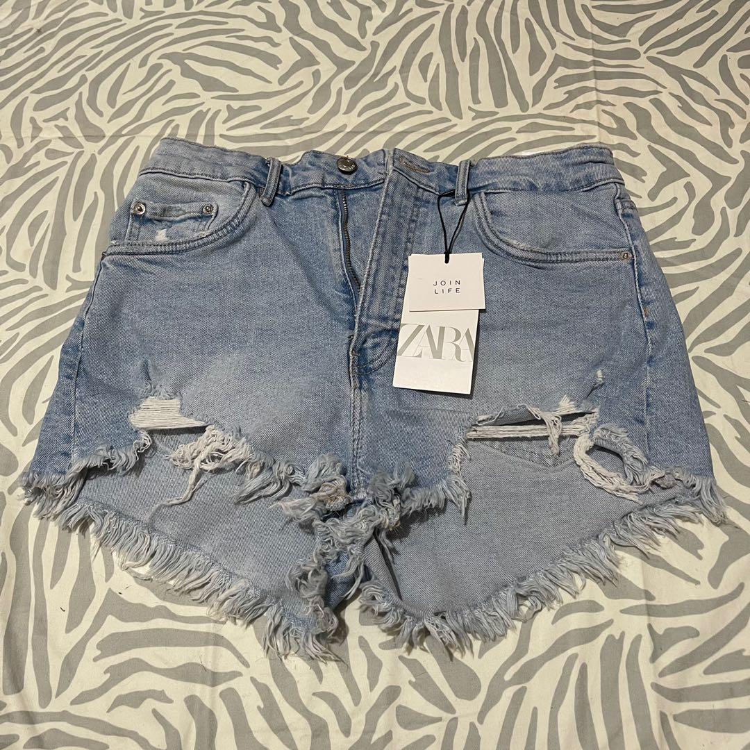 Jean shorts that are longer in the back shop
