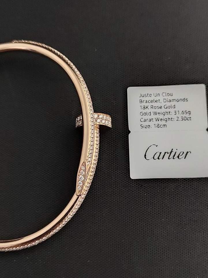 Cartier diamond bracelet top