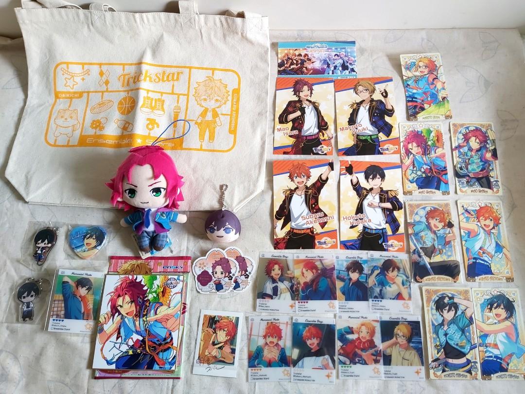 全新日版合奏明星es 偶像夢幻祭衣更真緒遊木真明星昂流冰鷹北斗娃制服醜娃色紙post Card 明信片特典透卡五週年心襟饅頭