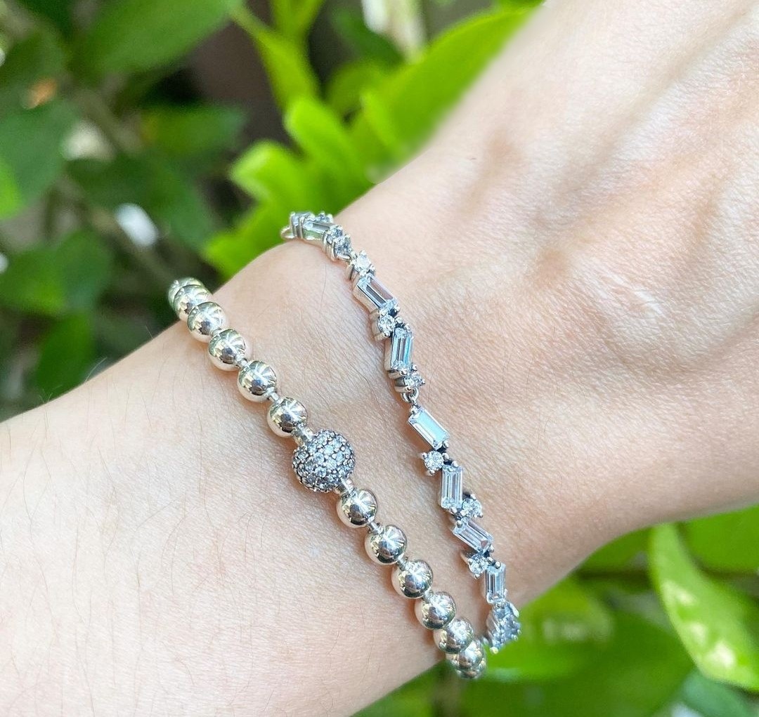 Pandora ice shop cube bracelet