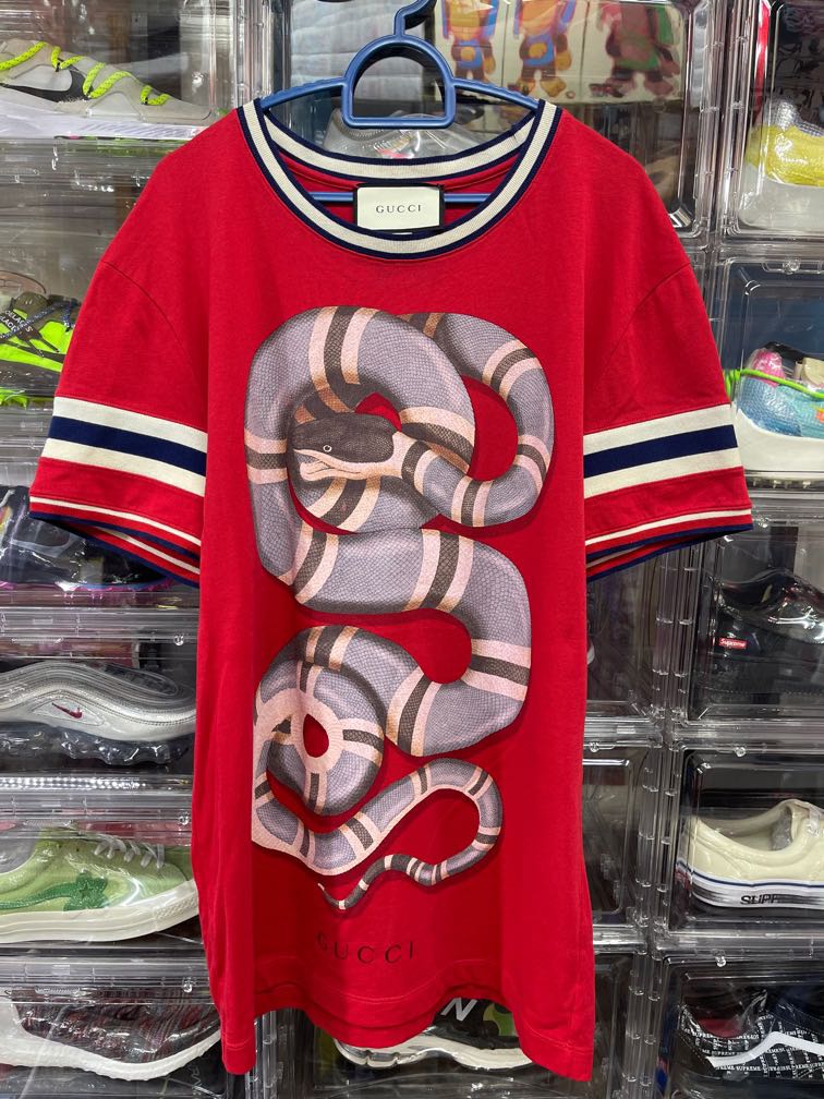 Gucci snake best sale print t shirt
