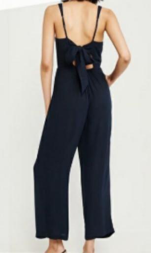 Abercrombie tie back jumpsuit clearance