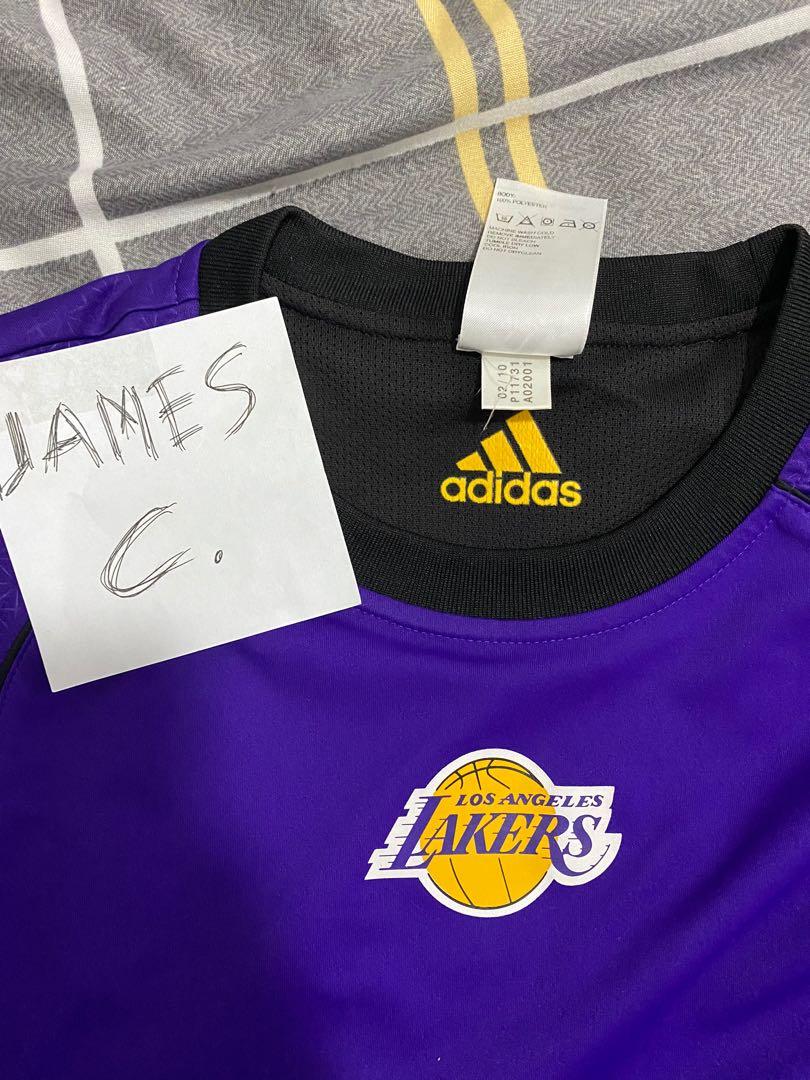 Adidas Lakers Practice Jersey Reversible, Men's Fashion, Activewear on  Carousell