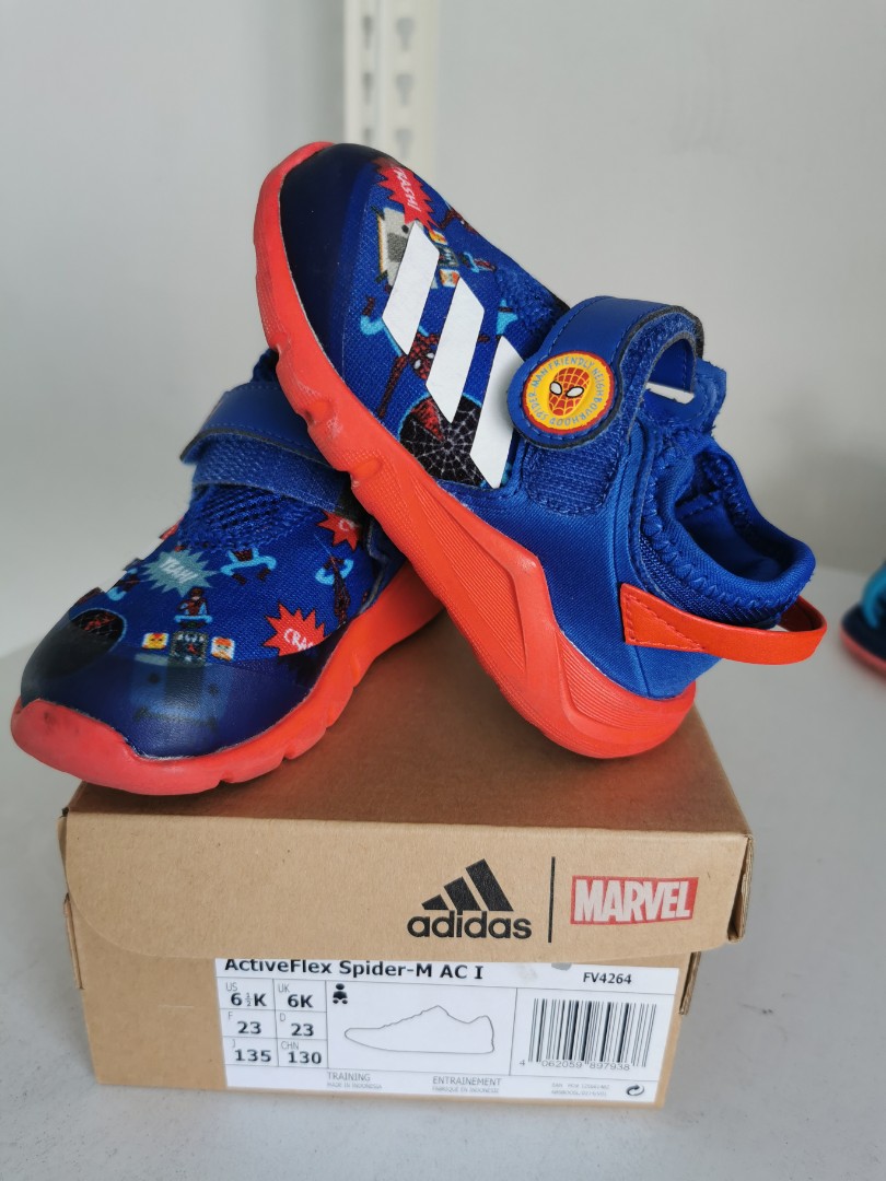Adidas Marvel Toddler shoes 12-18months, Babies u0026 Kids, Babies u0026 Kids  Fashion on Carousell
