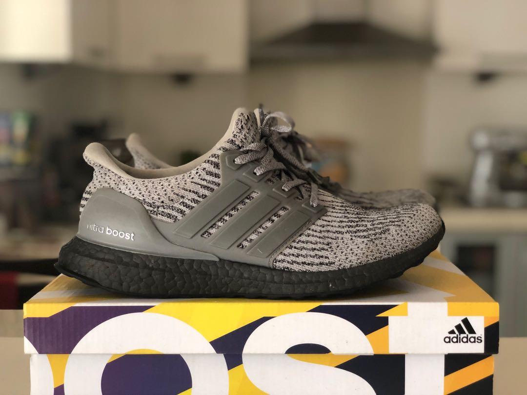 Adidas Ultraboost 3.0 Triple Grey size 9, Men's Fashion, Footwear, Sneakers  on Carousell