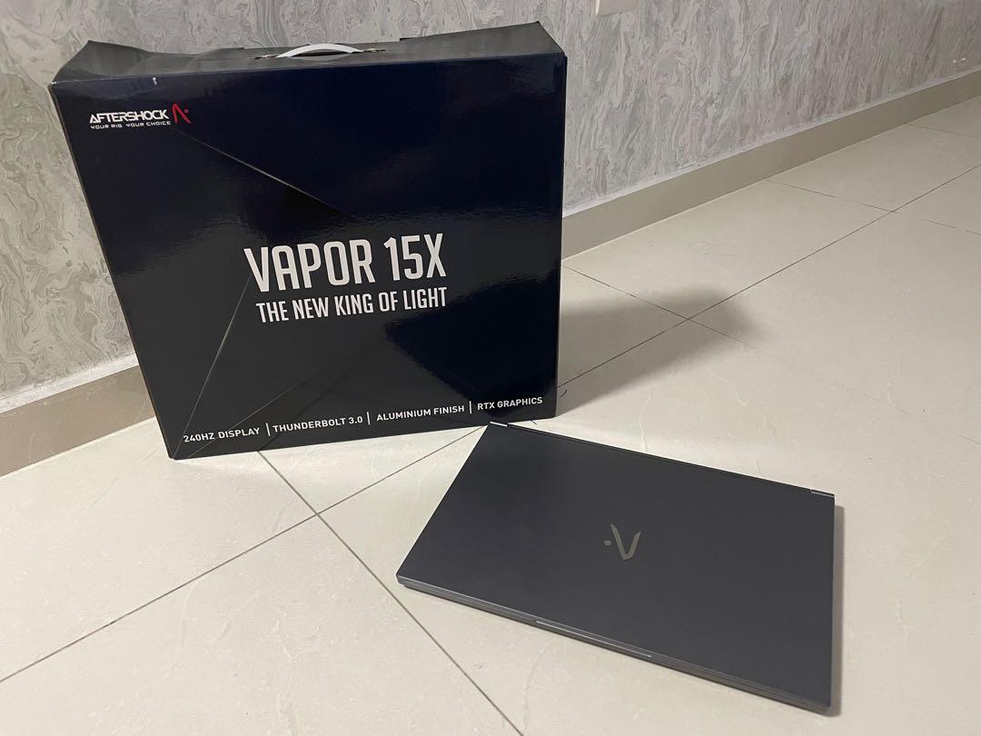 Aftershock vapor 15x custom build laptop computers tech laptops