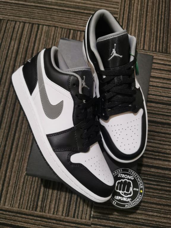 Jordan 1 Low Black White Grey