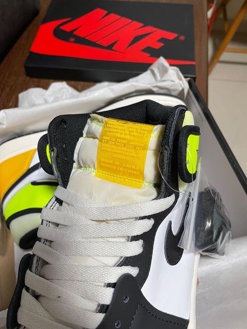 Air Jordan 1 University Gold Volt Men s Fashion Footwear