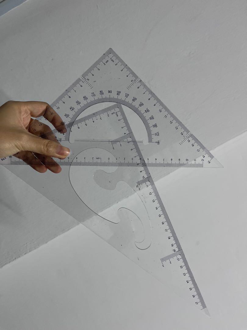Architecture rulers (T-square ruler, scale ruler, set square), Hobbies ...