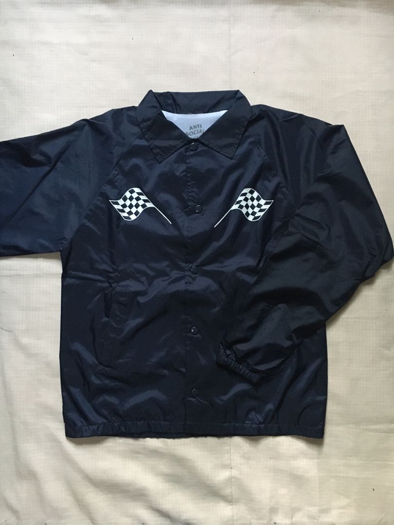 ASSC FLAG RACING COACH JACKET, Men's Fashion, Tops & Sets, Hoodies on ...