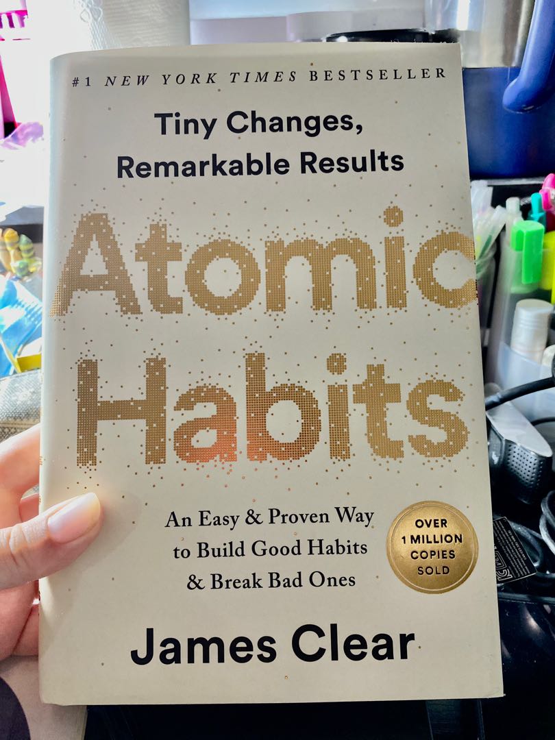 Atomic Habits by James Clear (hardcover), Hobbies & Toys, Books