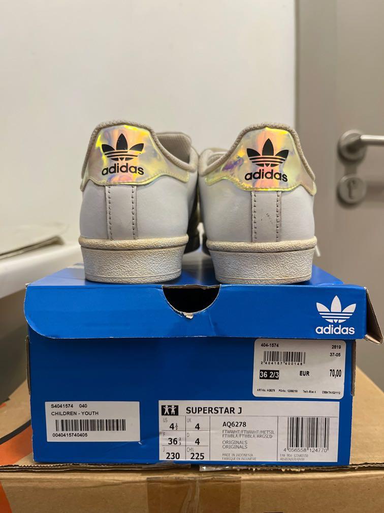Adidas originals superstar j aq6278 sale