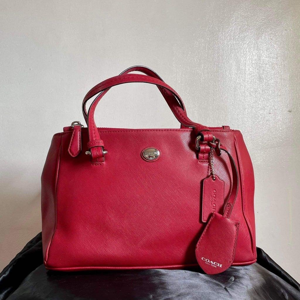 Authentic Coach Alma pink bag, Luxury, Bags & Wallets on Carousell