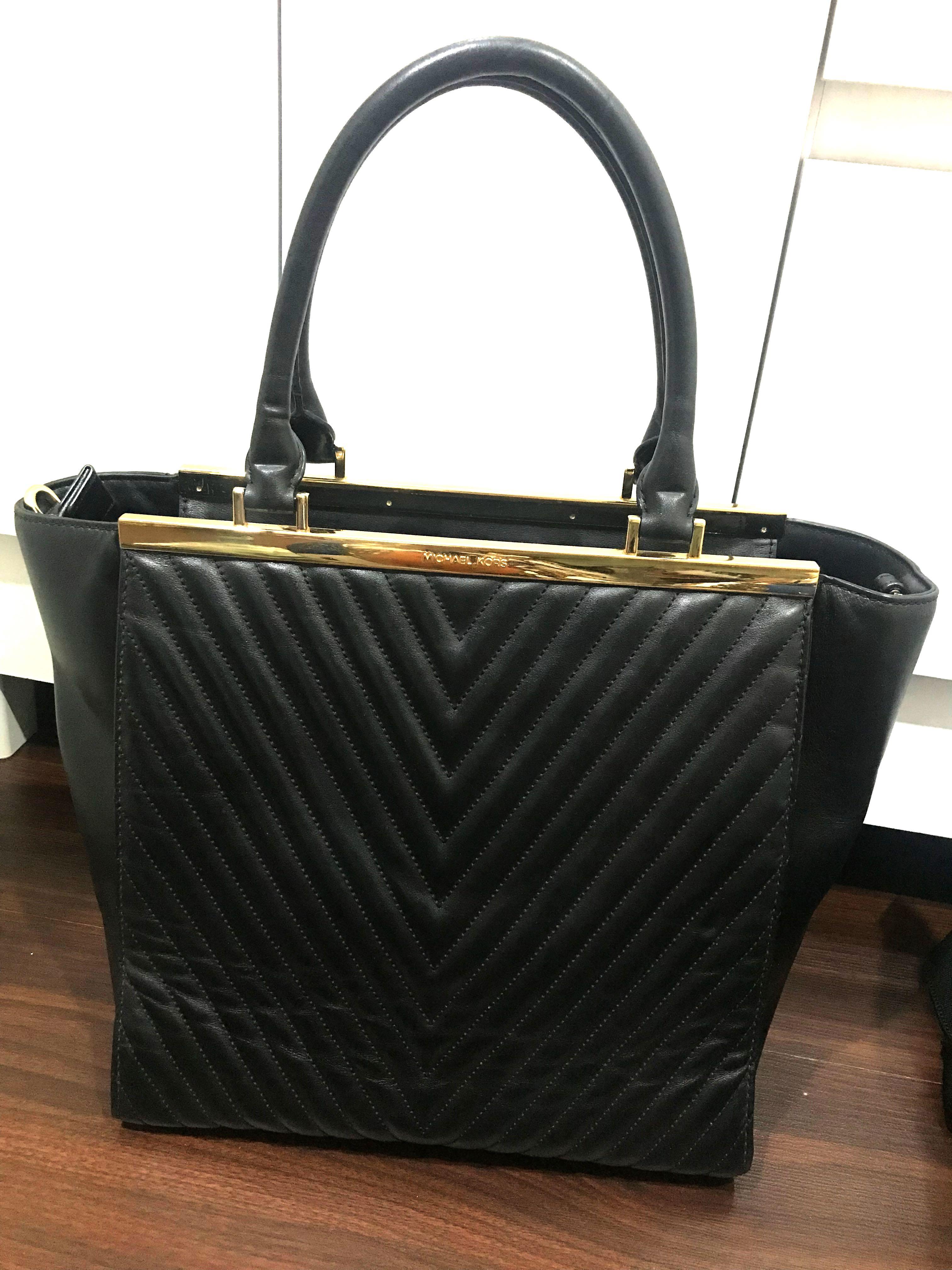 Michael kors chevron bag shop