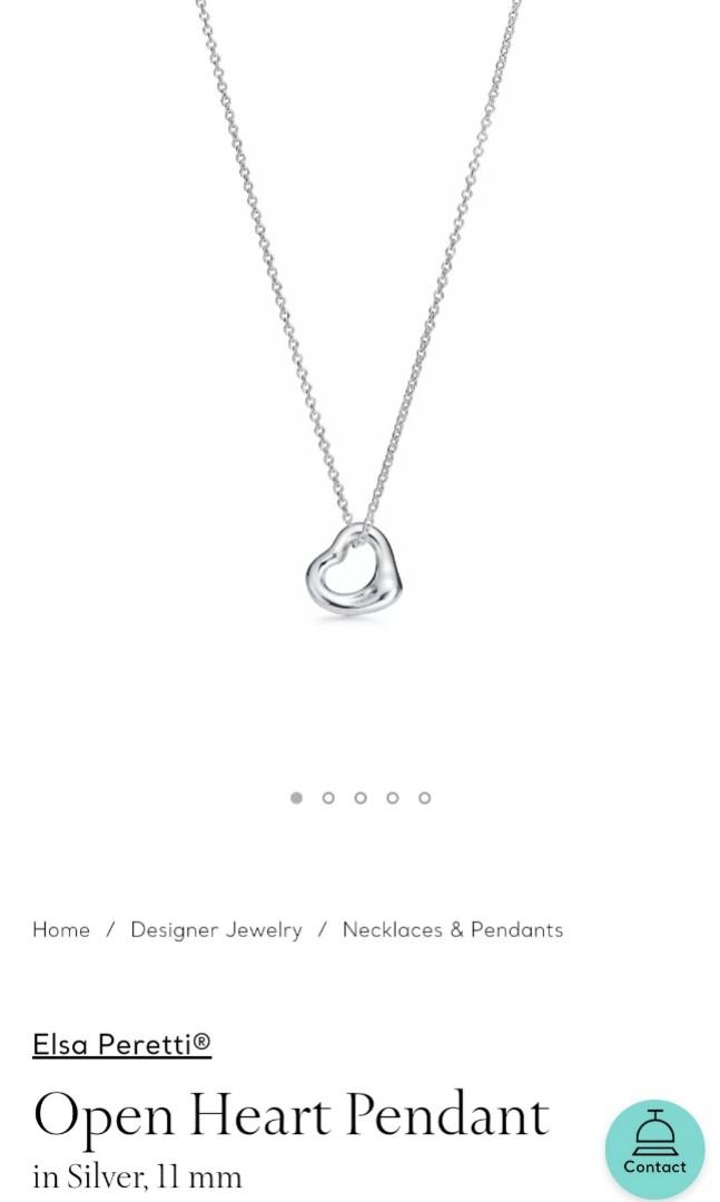 Elsa Peretti Open Heart Pendant 