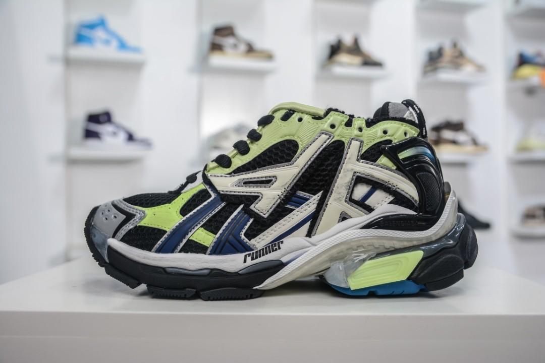 Balenciaga Race Runners In White Patent  electricmallcomng