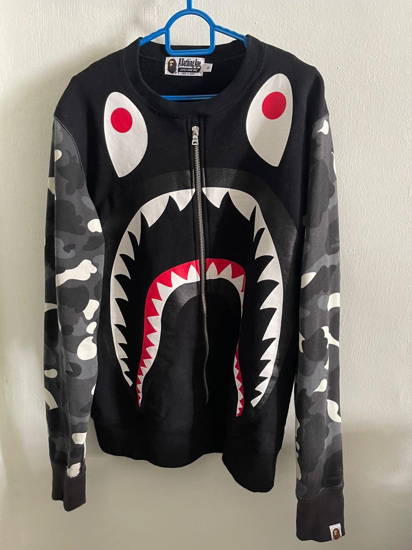 Bape big shark 2025 wide crewneck