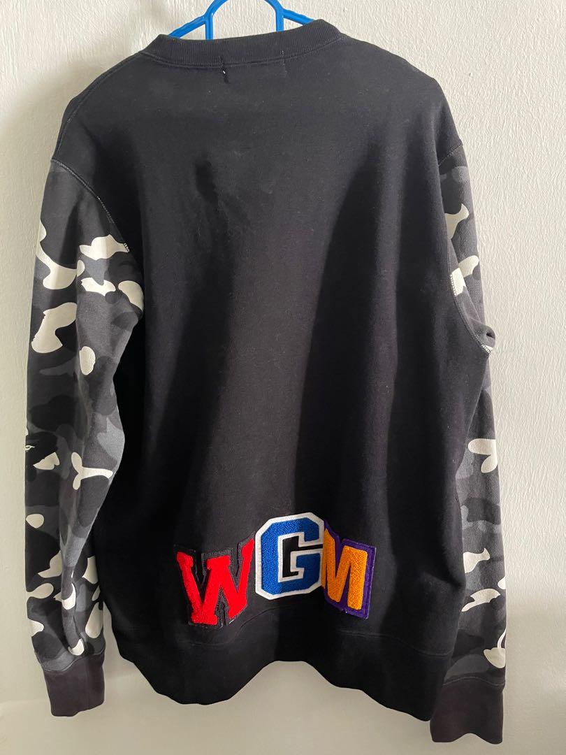 Bape big shark wide crewneck store