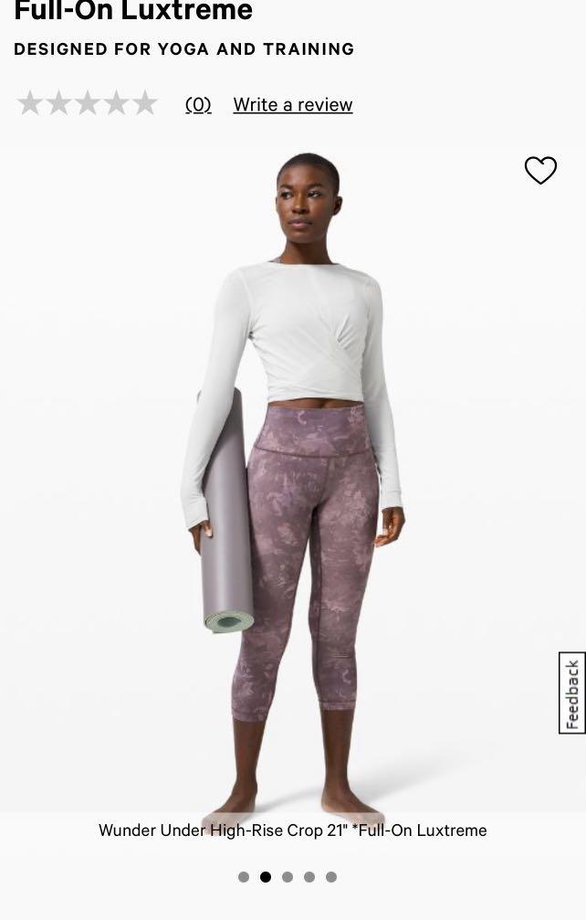 Lululemon wunder under review clearance
