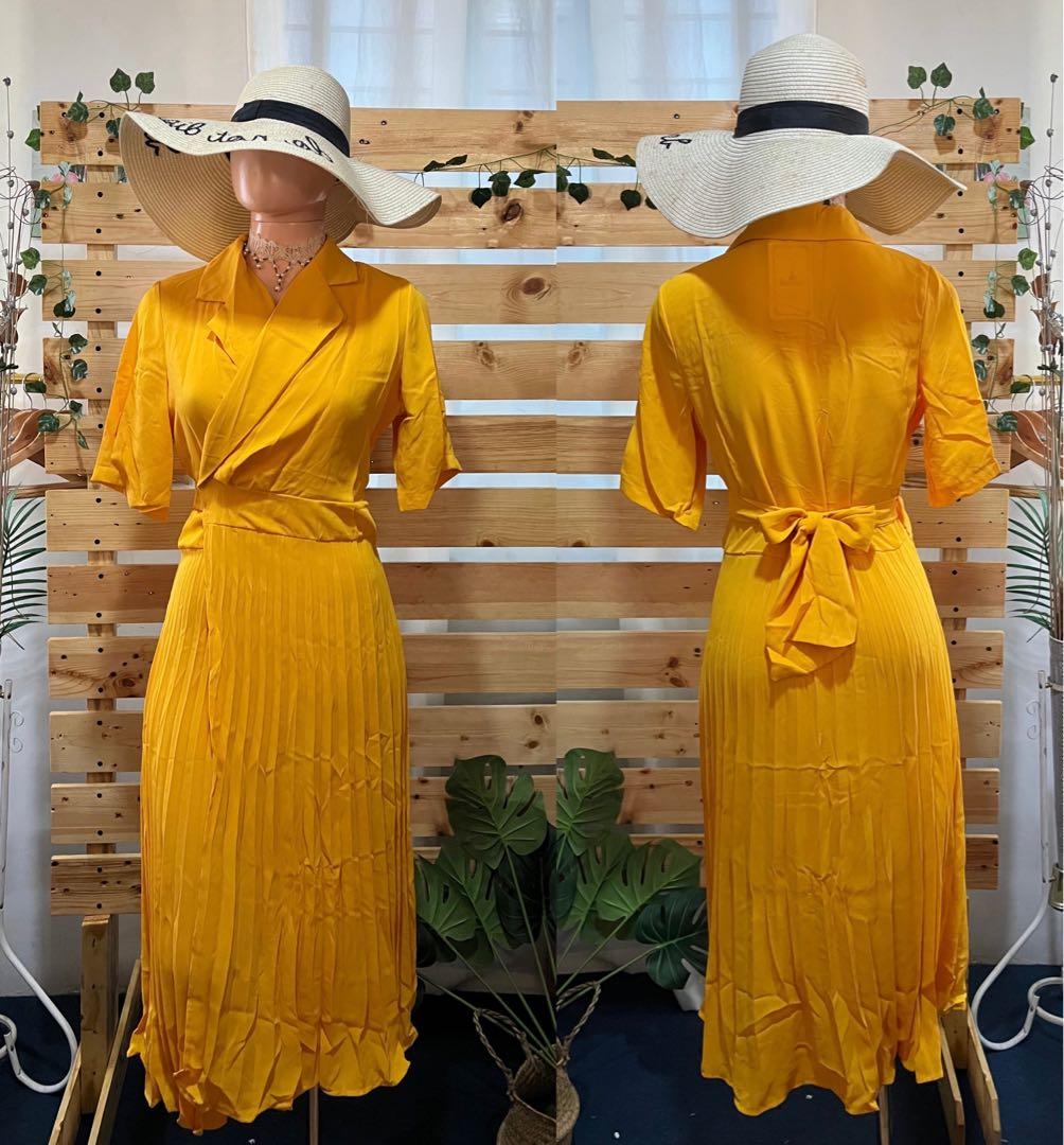 Mustard yellow new arrivals semi formal dress