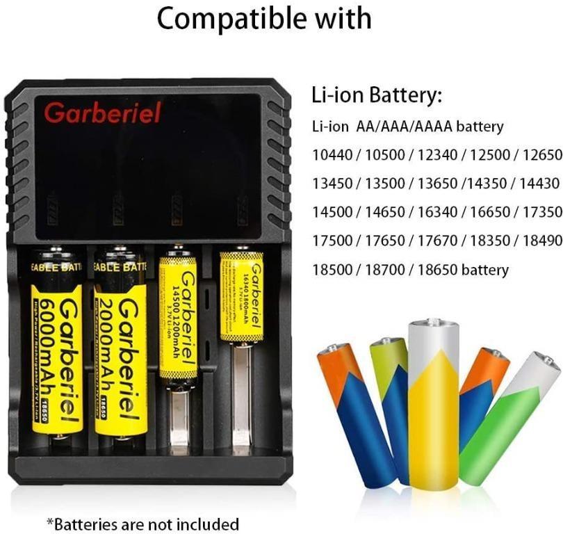 26650 16340 Rechargeable Li-ion Battery 3.7V 1200mAh 6000mAh Lithium Cells UK 