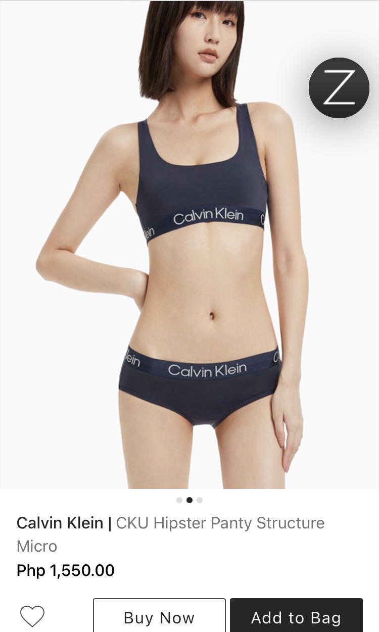 Calvin Klein (Large) Bold Logo Full Coverage Panty, Women's Fashion