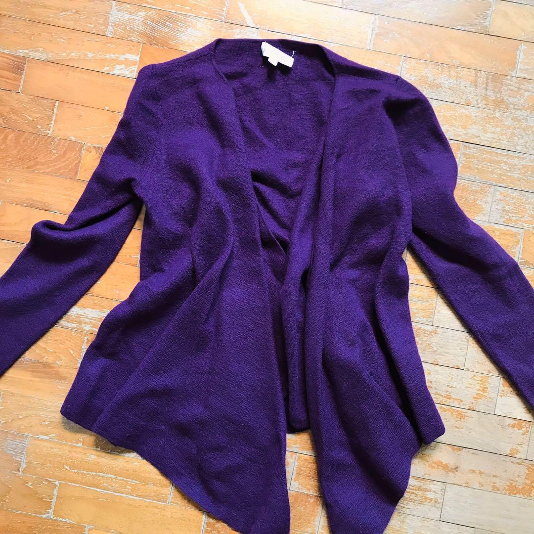 Purple deals waterfall cardigan