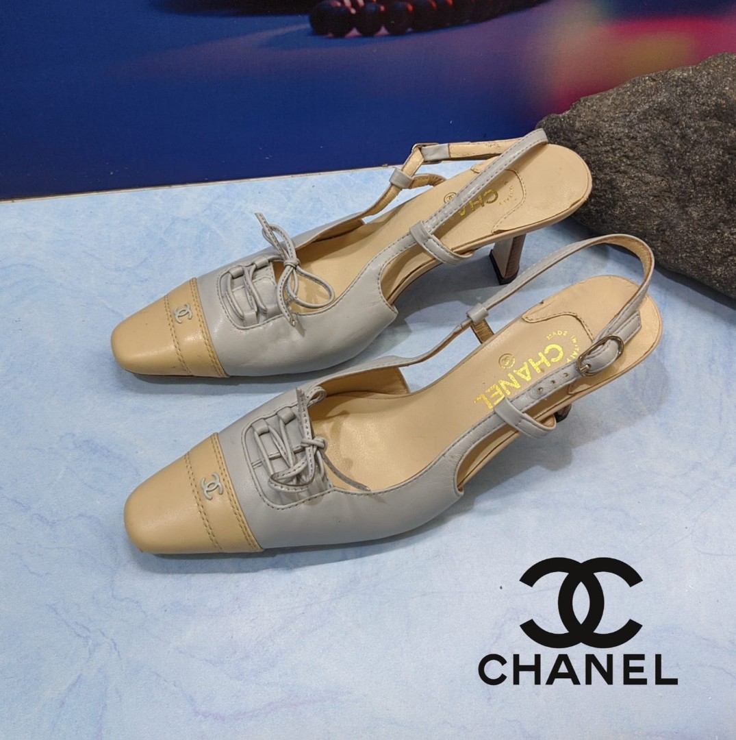 chanel kitten heel shoes